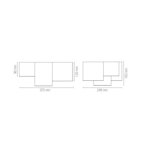 Plafoniera 5 luci GU10 in gesso bianco FOSTER Luce Ambiente e Design - foto 3