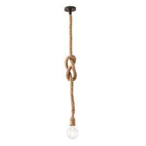 Sospensione E27 1 luce beige ROPE Luce Ambiente e Design - foto 3