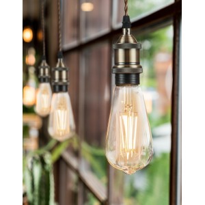 Sospensione E27 1 luce rame Luce Ambiente e Design VINTAGE - foto 2