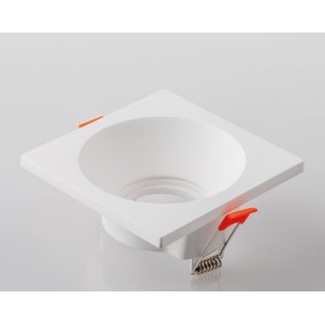 Incasso GU10 quadrato bianco in gesso Intec SHADOW - foto 2