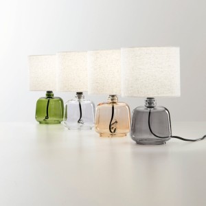 Lampada da tavolo Emerald in vetro trasparente E14 Luce Ambiente e Design - foto 2