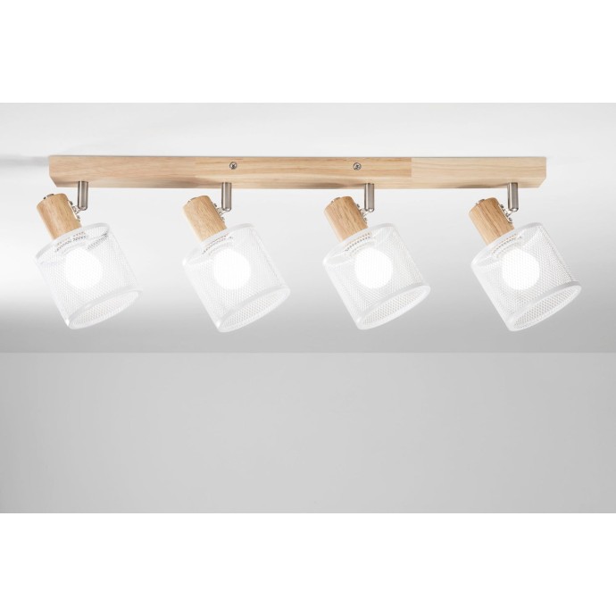 Spot 4 luci orientabili E14 IP20 TWINSET Luce Ambiente e Design