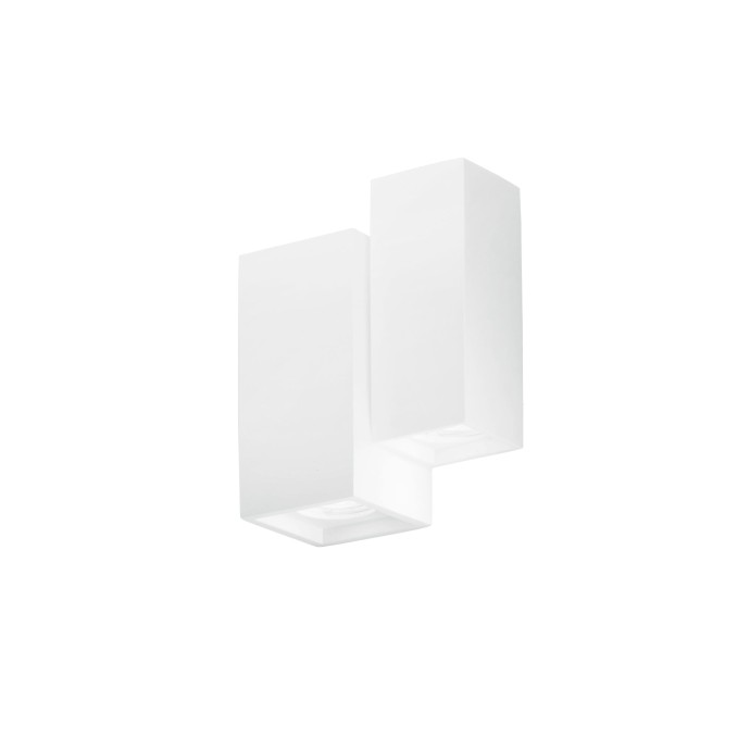 Applique da interno in gesso bianco 4 luci GU10 Luce Ambiente e Design FOSTER