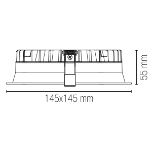 Faretto da incasso LED 9,5W CCT 3000/4000/6000K bianco satinato Intec XANTO - foto 6