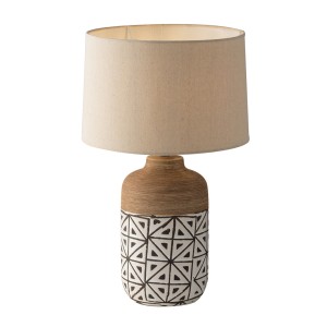 Lampada da tavolo marrone...