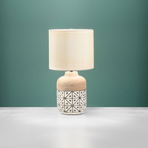 Lampada da tavolo marrone 41 cm E27 Luce Ambiente e Design VIETRI - foto 6