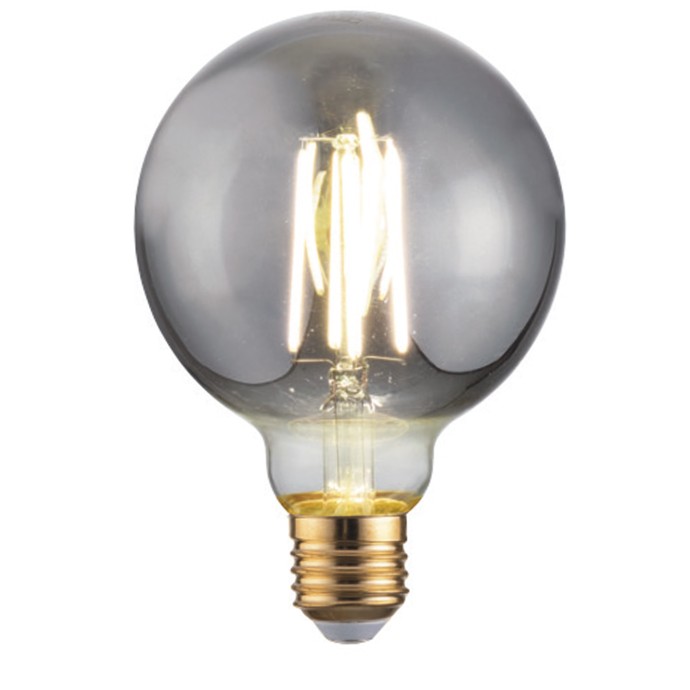 Lampadina decorativa LED 8W E27 4000K grigia Intec