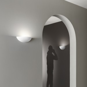 Applique da interno E27 bianca 25 cm Luce Ambiente e Design MORITZ - foto 6