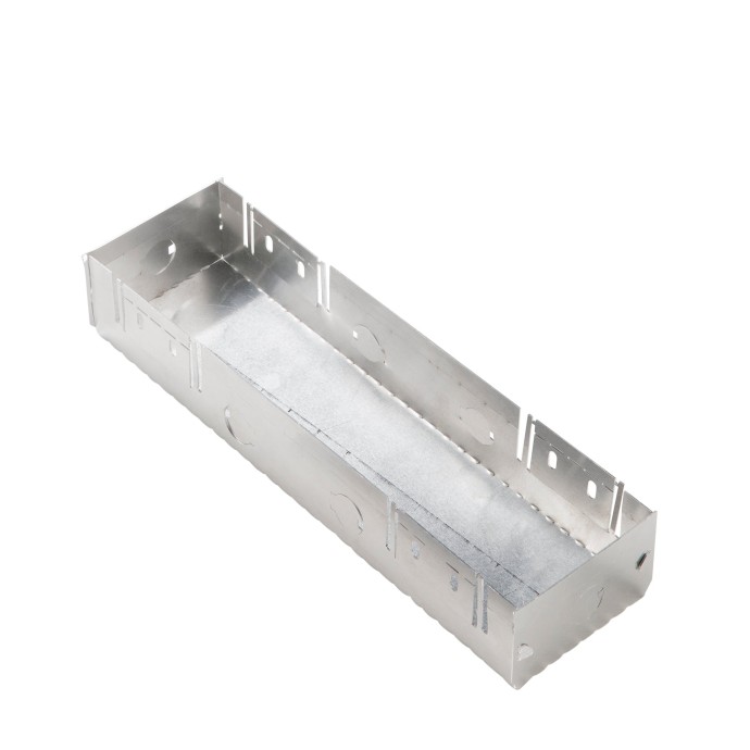 Cassa di derivazione da incasso ELLE, 1 punto luce, gesso bianco Intec