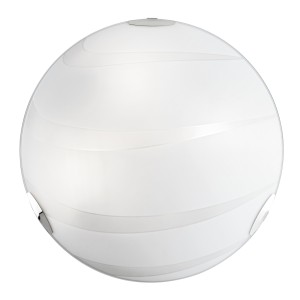Plafoniera in vetro bianco 50 cm E27 4 luci Luce Ambiente e Design KUNA - foto 2