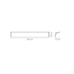Applique LED 15W 4000K bianca Luce Ambiente e Design MUSTANG - foto 4