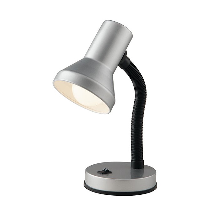 Lampada da tavolo E27 argento Luce Ambiente e Design