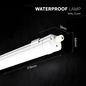 Plafoniera LED 36W 120cm CCT IP65 V-TAC VT-1249CCT - foto 4