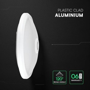 Plafoniera LED rotonda 12W 4000K con sensore PIR bianca V-TAC VT-13 - foto 7