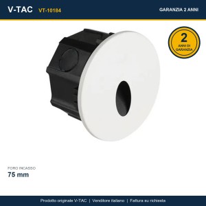 Faretto LED Segnapasso da Incasso 3W CCT IP65 Nero V-TAC VT-10184 - foto 10