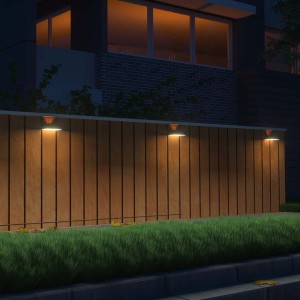 Applique LED solare da esterno 3W 3000K+4000K IP65 sensore PIR nera V-TAC VT-403 - foto 4