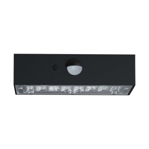 Applique LED solare da esterno 3W 3000K+4000K IP65 sensore PIR nera V-TAC VT-403 - foto 13