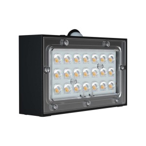 Applique LED solare da esterno 3W 3000K+4000K IP65 sensore PIR nera V-TAC VT-403 - foto 14