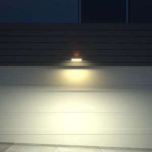 Applique LED solare da esterno 3W 3000K+4000K IP65 sensore PIR nera V-TAC VT-403 - foto 15