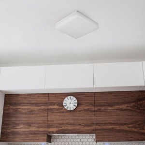 Plafoniera LED quadrata 25W 3000K IP44 chip Samsung bianca V-TAC VT-8066SQ - foto 5