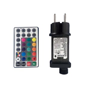 Catenaria LED 13m con 15 Lampadine RGB 0.5W IP44 e Telecomando V-TAC VT-713S - foto 7