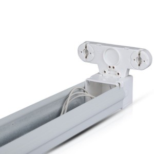 Plafoniera LED doppia per tubi T8 120cm IP20 in alluminio V-TAC VT-12021 - foto 6