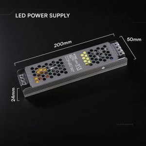 Alimentatore LED Slim 75W 12V 6.25A IP20 in metallo V-TAC VT-13075-S - foto 3