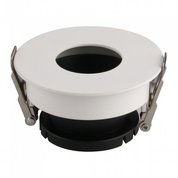 Portafaretto LED da incasso GU10 rotondo bianco Ø75 mm V-TAC VT-873-WB