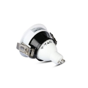 Portafaretto LED da incasso GU10 rotondo bianco Ø75 mm V-TAC VT-873-WB - foto 8