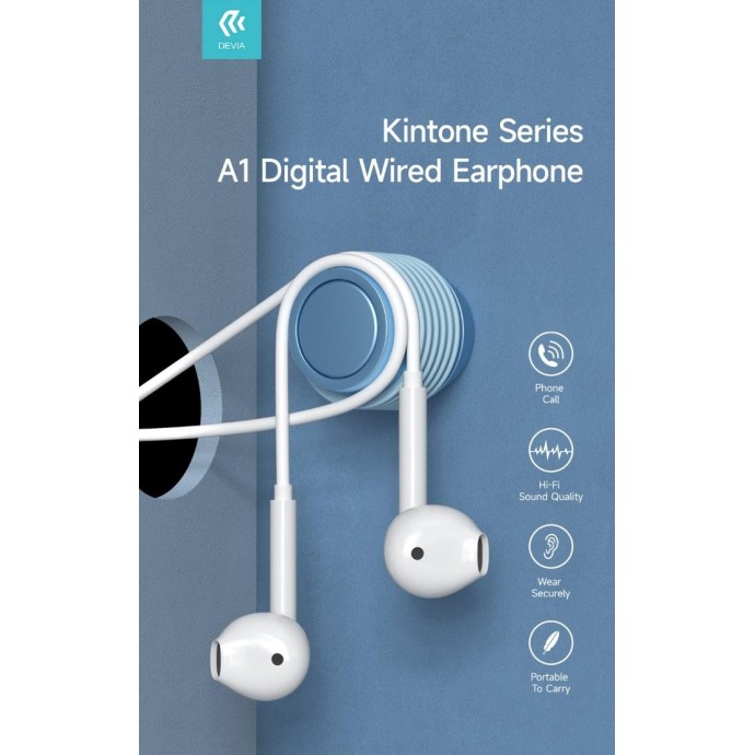 Auricolari A1 Digital filo con connettore Tipo-C Bianchi Auricolari A1 Digital filo con connettore Tipo-C Bianchi