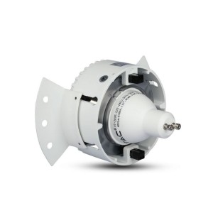 Portafaretto LED da incasso rotondo GU10 bianco e cromato V-TAC VT-889 - foto 10