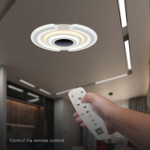 Lampadario LED a plafone 125W dimmerabile CCT 3000K-6000K con telecomando V-TAC VT-7961 - foto 6
