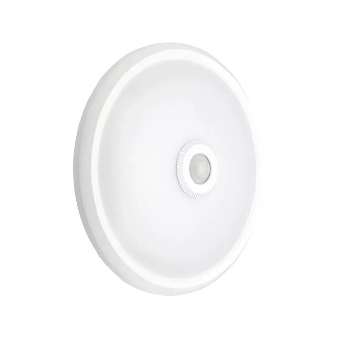 Plafoniera LED rotonda 12W con sensore PIR 6400K bianco V-TAC VT-13