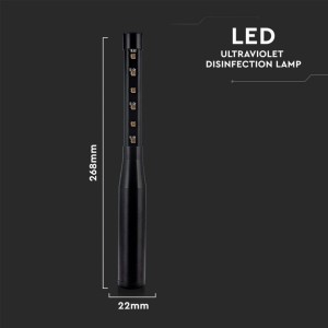 Lampada germicida UV-C portatile 14W 275nm ricaricabile V-TAC VT-3214 - foto 3