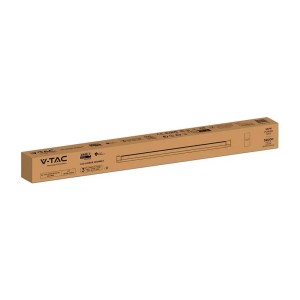 Campana industriale LED lineare 240W CCT 3000K 4000K 6500K IP65 nera V-TAC VT-9-57 - foto 2