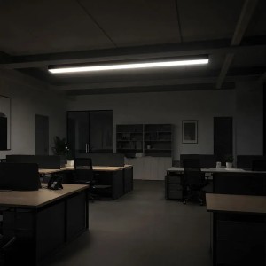 Campana industriale LED lineare 240W CCT 3000K 4000K 6500K IP65 nera V-TAC VT-9-57 - foto 3