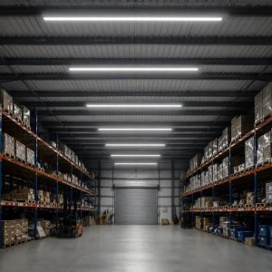 Campana industriale LED lineare 240W CCT 3000K 4000K 6500K IP65 nera V-TAC VT-9-57 - foto 7