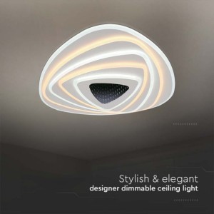 Lampadario LED a Plafone 120W 3000K-6000K CCT Dimmerabile con Telecomando V-TAC VT-7959 - foto 6