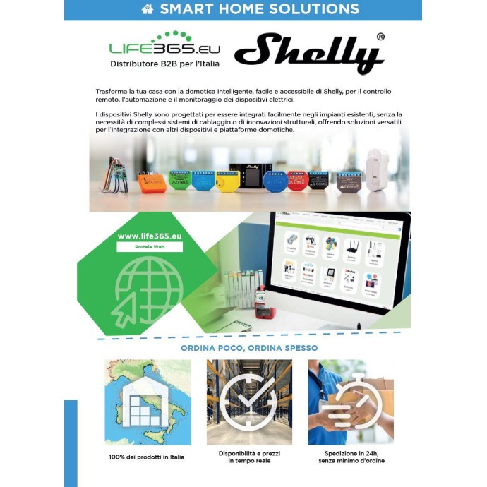 Brochure Shelly gamma in Italiano Brochure Shelly gamma in Italiano