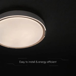 Plafoniera LED 60W CCT 3000K 4000K 6500K dimmerabile con telecomando V-TAC VT-85034 - foto 7