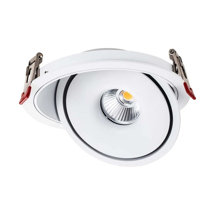 Faro da incasso LED COB 28W 3IN1 corpo bianco V-TAC VT-2532