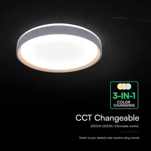 Lampadario LED 60W Plafone Rotondo CCT 3000K-6500K Dimmerabile V-TAC VT-85045 - foto 9
