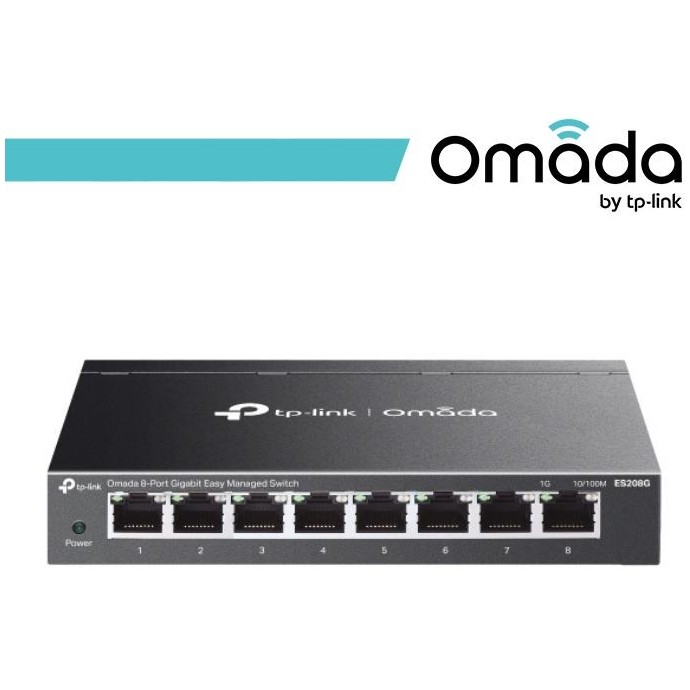 Omada 8-Port Gigabit Easy Managed Switch - ES208G