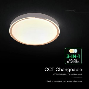 Lampadario LED a Plafone 60W CCT 3000K-6500K Dimmerabile con Telecomando V-TAC VT-85034 - foto 6
