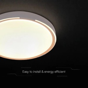 Lampadario LED a Plafone 60W CCT 3000K-6500K Dimmerabile con Telecomando V-TAC VT-85034 - foto 10
