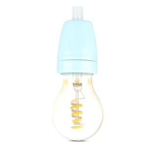 Portalampada E27 in porcellana blu max 60W IP20 V-TAC VT-799-BL - foto 8