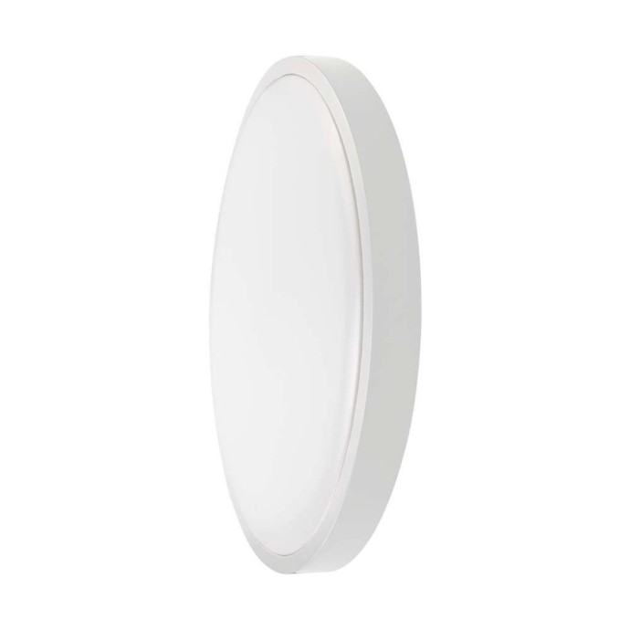Plafoniera LED rotonda 24W 4000K con sensore microonde e telecomando V-TAC VT-8624S