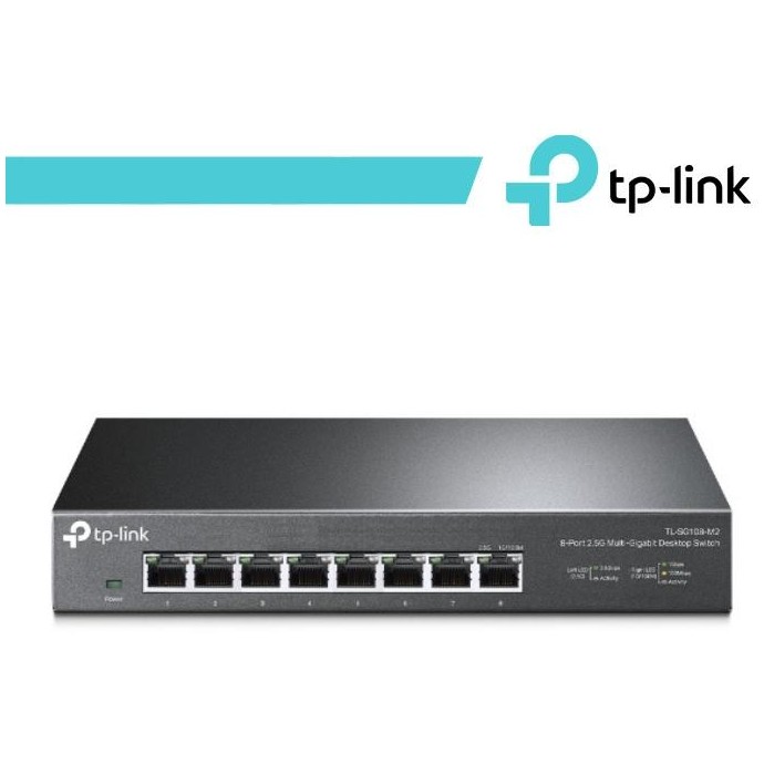 TP-Link Switch Desktop 8 Porte 2.5G - TL-SG108-M2