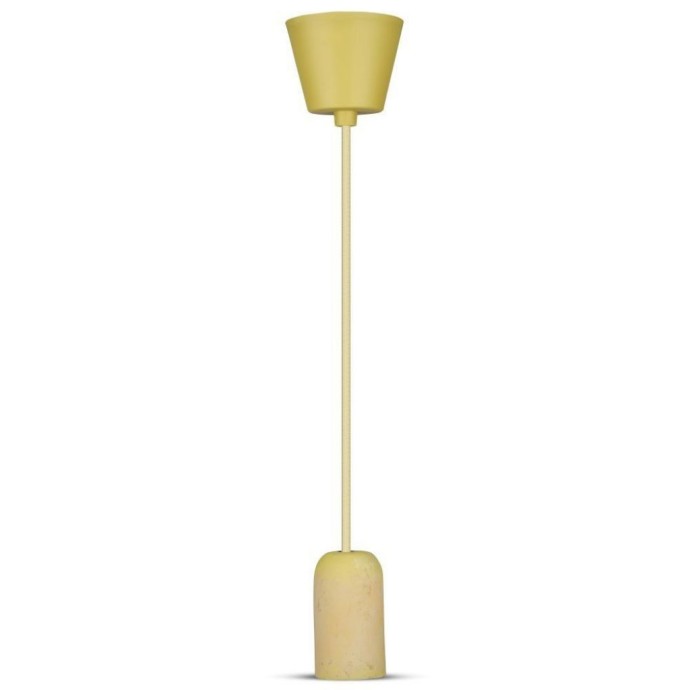 Lampadario a Sospensione in Calcestruzzo Giallo E27 Max 60W IP20 V-TAC VT-7668-Y