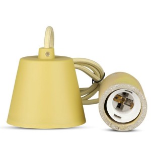 Lampadario a Sospensione in Calcestruzzo Giallo E27 Max 60W IP20 V-TAC VT-7668-Y - foto 8